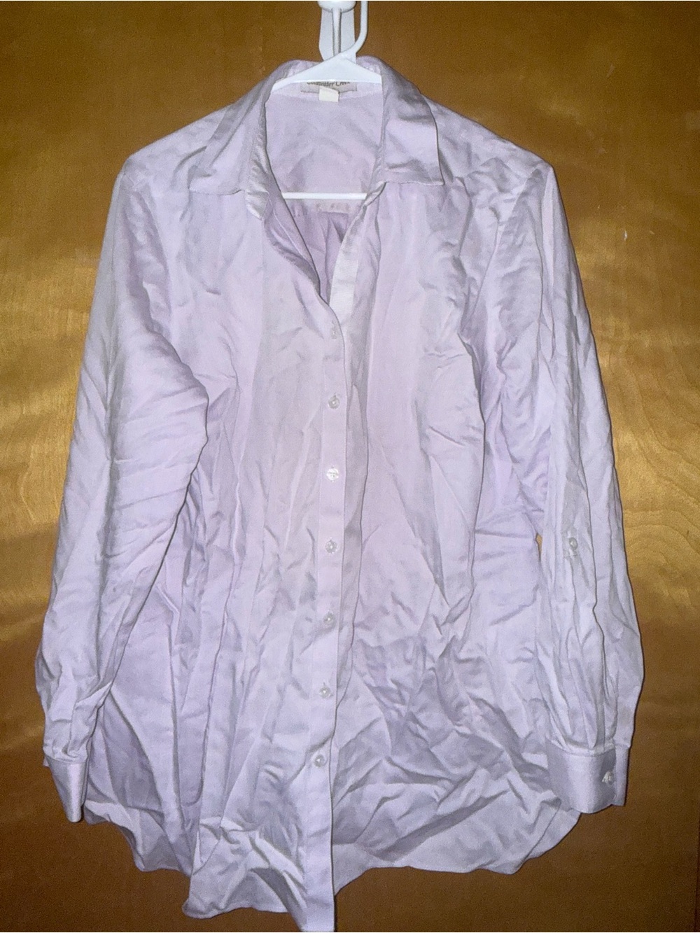 Coldwater Creek Light Lavender Button-Up Blouse
